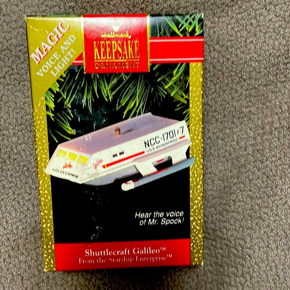 NIB NWT Star Trek ornament 1992